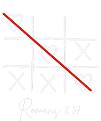 Romans Tic Tac Toe Heart Classic Strategy Game For Christian Magnet