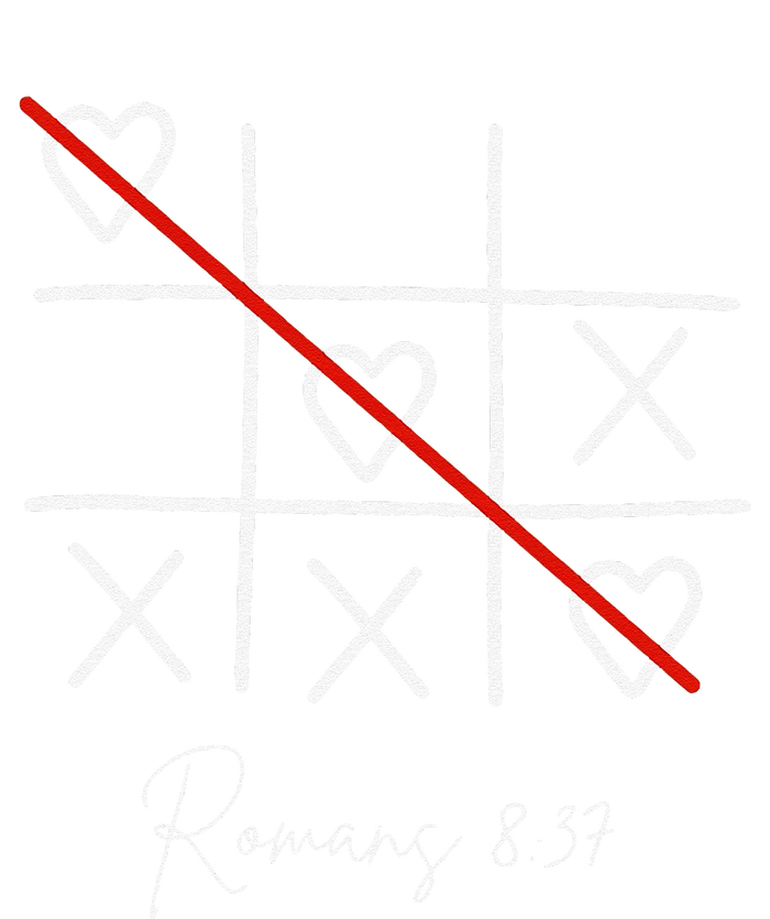 Romans Tic Tac Toe Heart Classic Strategy Game For Christian Magnet