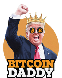 Cute Bitcoin Daddy Trump Crypto King Money Evolution T-Shirt