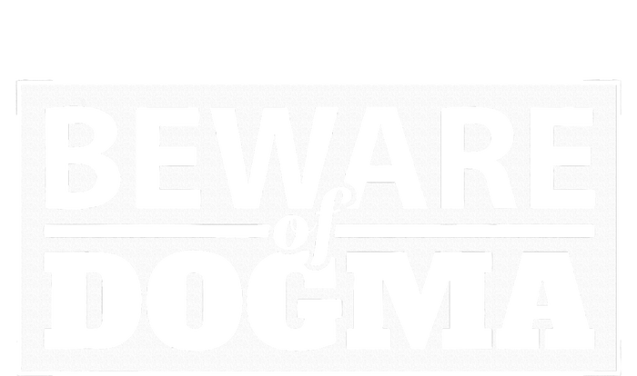 Beware Of Dogma Funny Anti Religious Short Sleeve T-Shirt