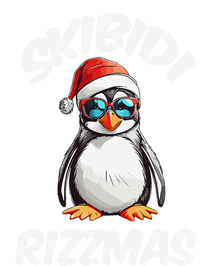 Skibid.I Rizzmas Funny Gen Alpha Slang Christmas Pengui T-Shirt