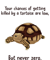 Your Chances Of Getting Killed By A Tortoise Are Low T-Shirt