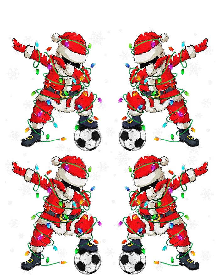 Christmas Soccer Player Sport Lover Santa Hat Xmas Pajamas T-Shirt