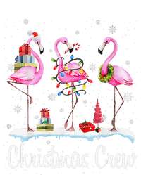 Merry Christmas Hat Santa Flamingo Light Snow Xmas Pajamas T-Shirt