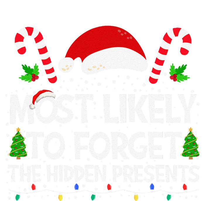 Most Likely To Forget The Hidden Presents Christmas Family Yupoong Adult 5-Panel Trucker Hat