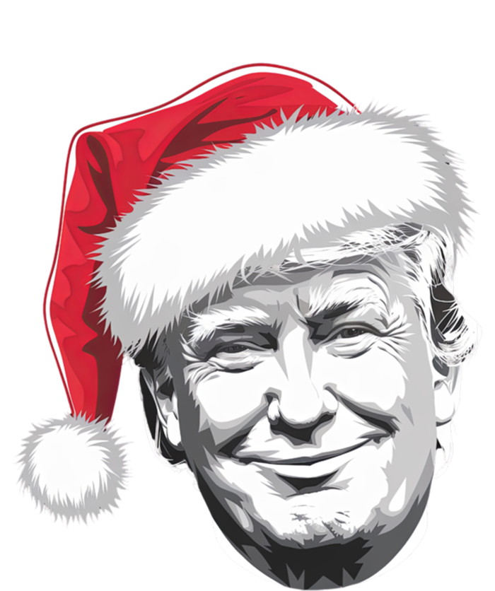 President Donald Trump Wearing A Christmas Santa Hat Xmas Cool Gift T-Shirt