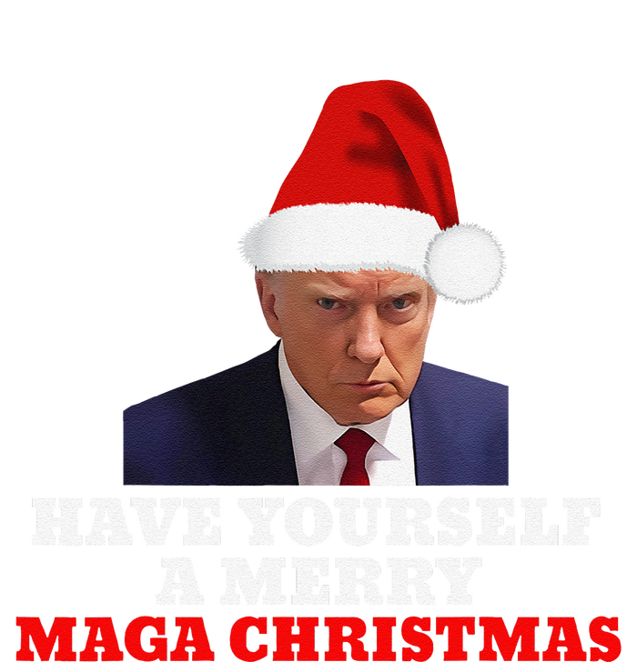 Funny Santa Trump Have Yourself A Merry Maga Christmas Xmas Cooling Performance Long Sleeve Crew