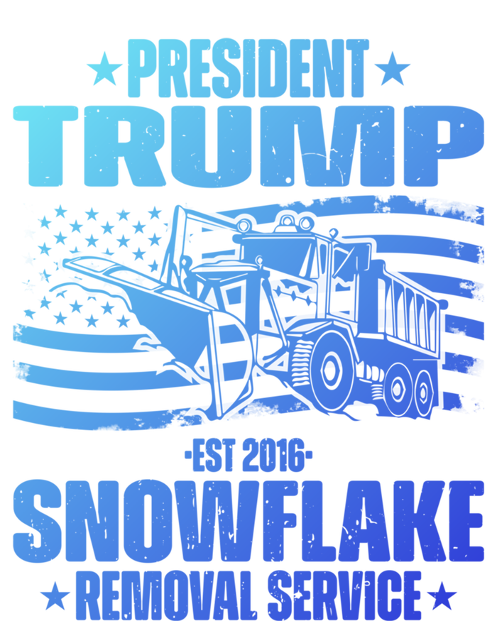 President Trump Snowflake Removal Service Funny Trump 2024 Cool Gift T-Shirt