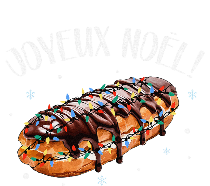 Eclair Merry Christmas In French Funny Joyeux Noel T-Shirt