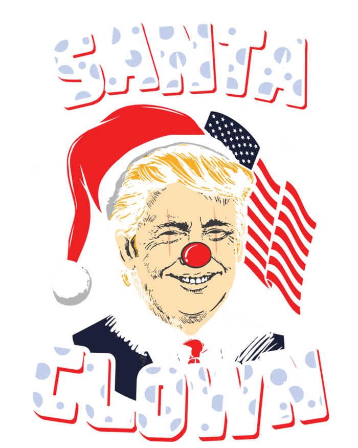 Santa Clown Us President Donald Trump With Santa Claus Hat Cool Gift T-Shirt