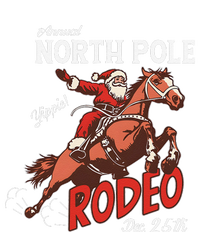 Annual North Pole Rodeo Western Christmas Cowboy Santa T-Shirt