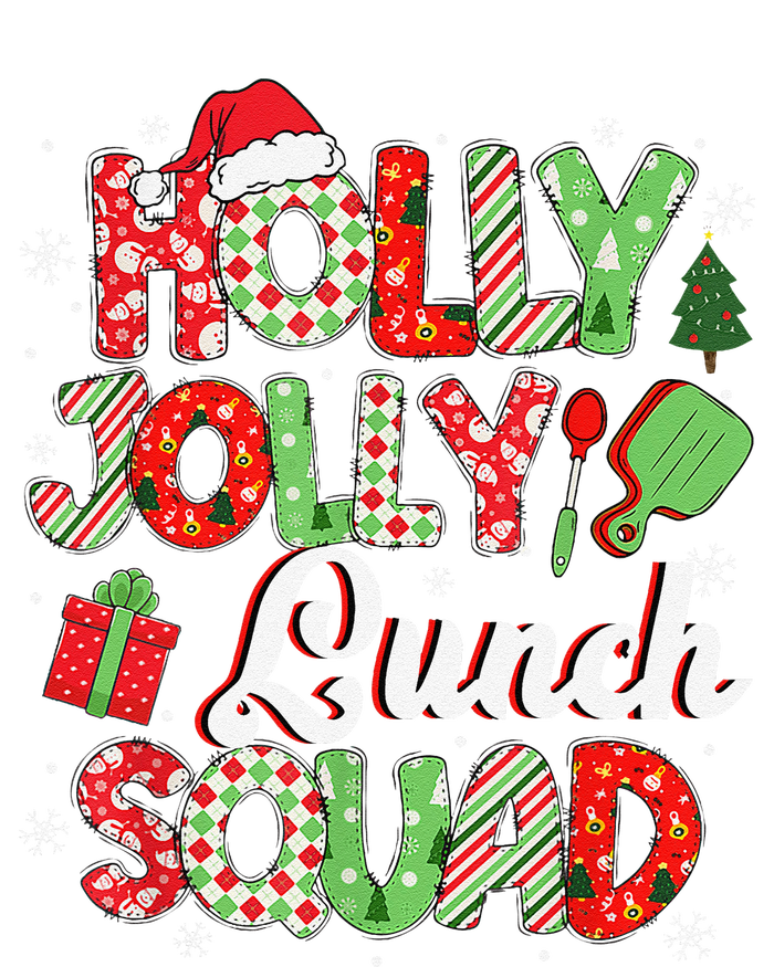 Jolly Lunch Squad Funny Lunch Lady Christmas Lunch Lady T-Shirt