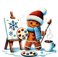 Artist Gingerbread Painter Art Teacher Student Christmas T-Shirt