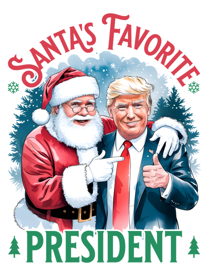 Santas Favorite President Donald Pro Trump 2024 Christmas Gift T-Shirt