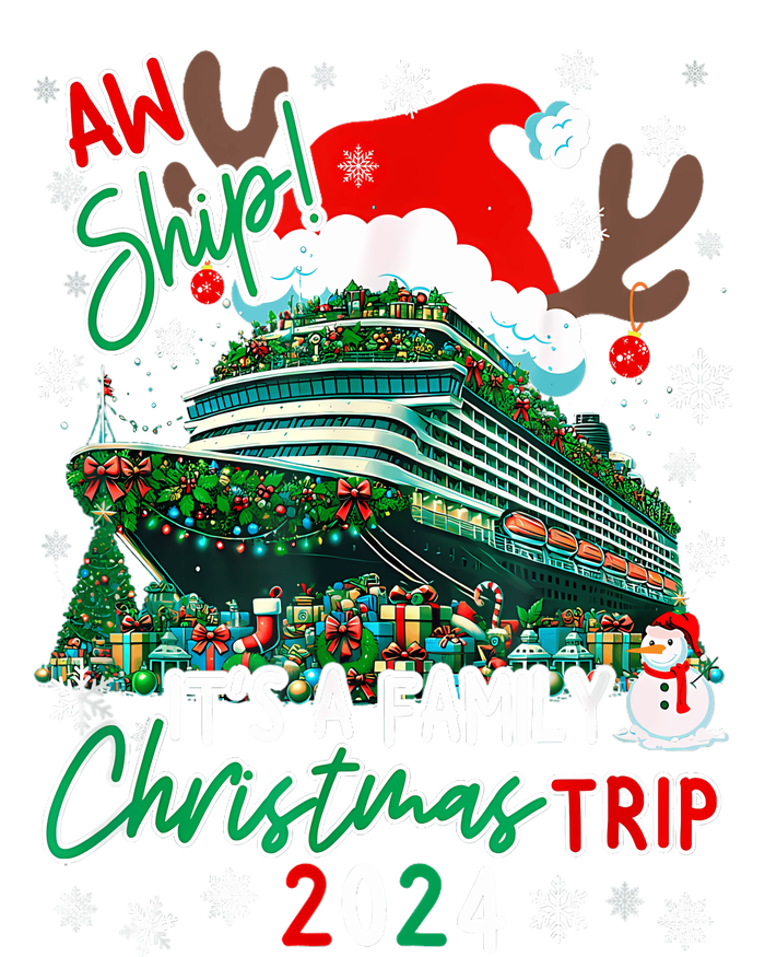 Christmas Cruise Aw Ship ItS A Family Christmas Trip 2024 Drawstring Bag