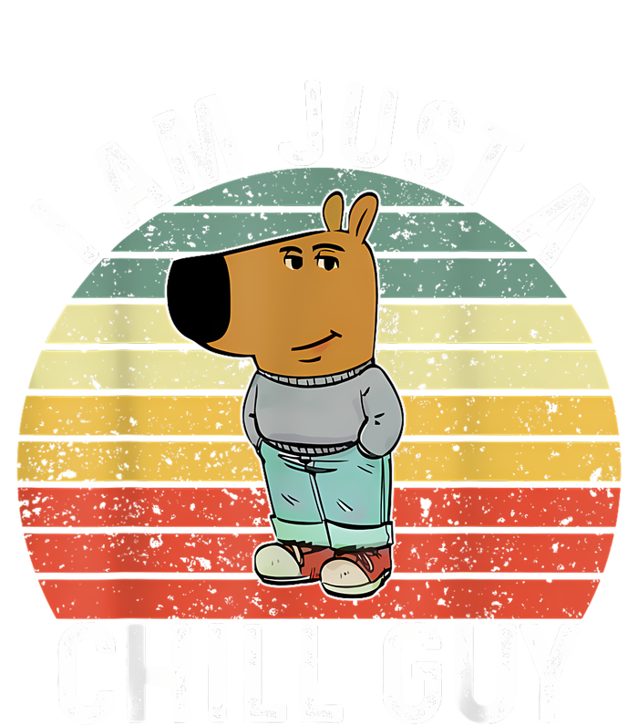 Chill Guy Meme Dog Cool Internet Statement T-Shirt