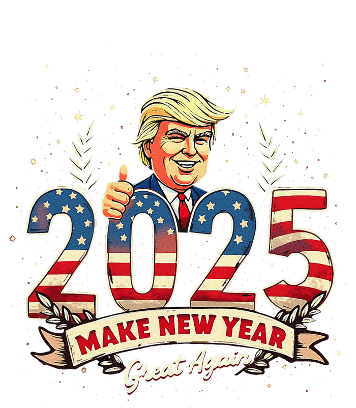 2025 Make New Year Great Again Patriotic 2025 New Year Trump T-Shirt