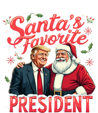 SantaS Favorite President Christmas Funny Trump Xmas Pajama Gift T-Shirt