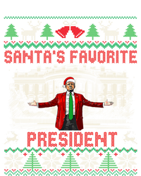 SantaS Favorite President Christmas Ugly Trump 47 Gift Button