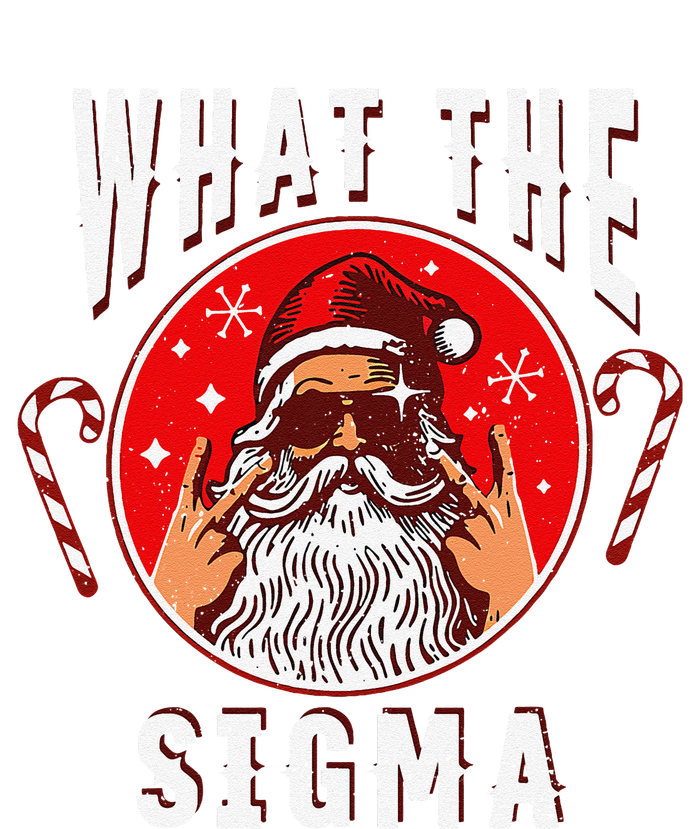 What The Sigma Santa Funny Christmas Meme Xmas Rizz T-Shirt