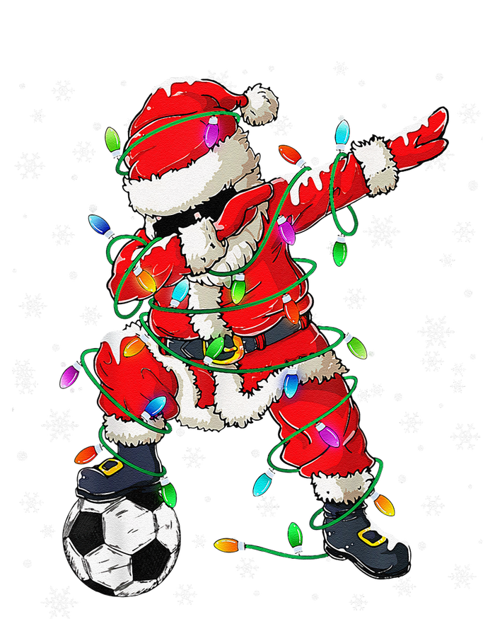 Christmas Soccer Player Sport Lover Santa Hat Xmas Pajamas (20) T-Shirt