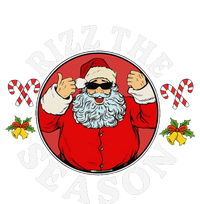 Punk Rock Retro Rizz The Season Funny Santa Clause Rizzler Sustainable Beanie