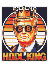 Cute Bitcoin King Trump Crypto Shades Future Of Money T-Shirt