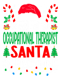 Be Nice To The Occupational Therapist Santa Christmas Funny Gift Poster