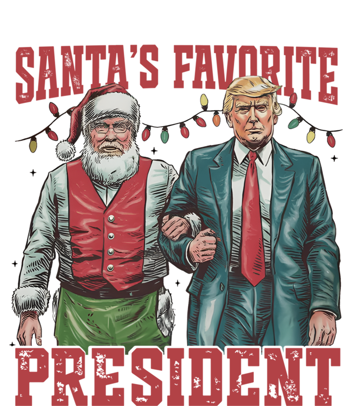 SantaS Favorite President Funny Trump Santa Claus Christmas Great Gift Button