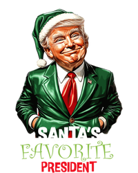 SantaS Favorite President Santa Elf Trump 2024 Christmas Gift Women's V-Neck T-Shirt