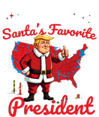 SantaS Favorite President Trump As Santa Results Map Funny Gift T-Shirt