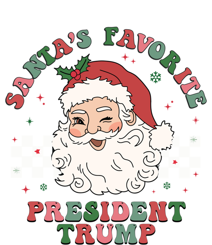 SantaS Favorite President Trump Christmas Santa Hat Trump Meaningful Gift T-Shirt