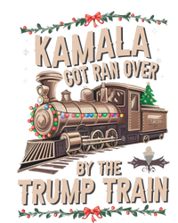 Kamala Got Ran Over By The Trump Train Christmas Holiday Xmas Tall T-Shirt