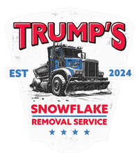 Trumps Snowflake Removal Service Est 2024 7 Panel Mesh Trucker Snapback Hat