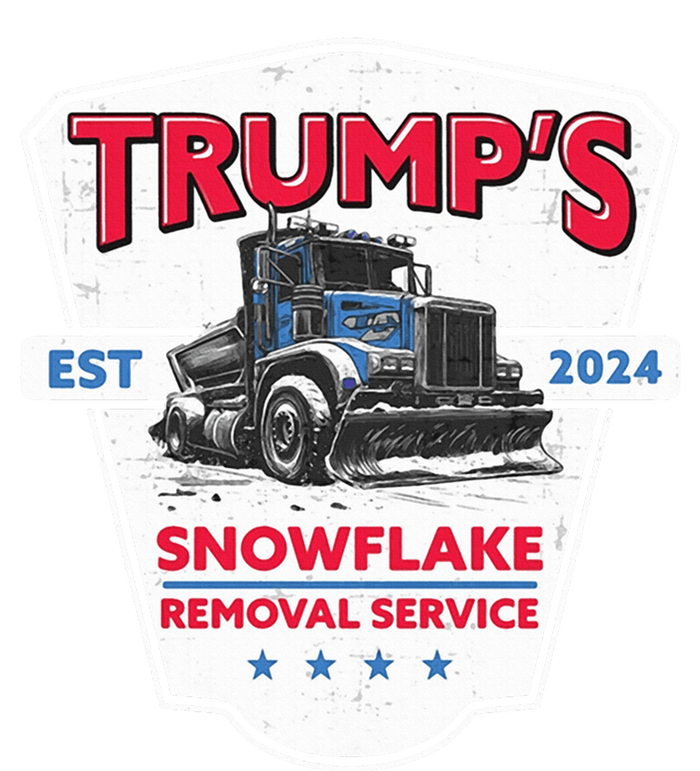 Trumps Snowflake Removal Service Est 2024 7 Panel Mesh Trucker Snapback Hat