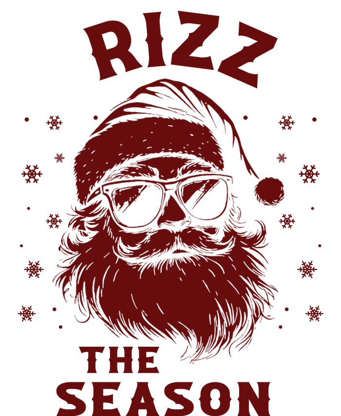 Rizz The Season Funny Santa Claus Christmas Pajama Set