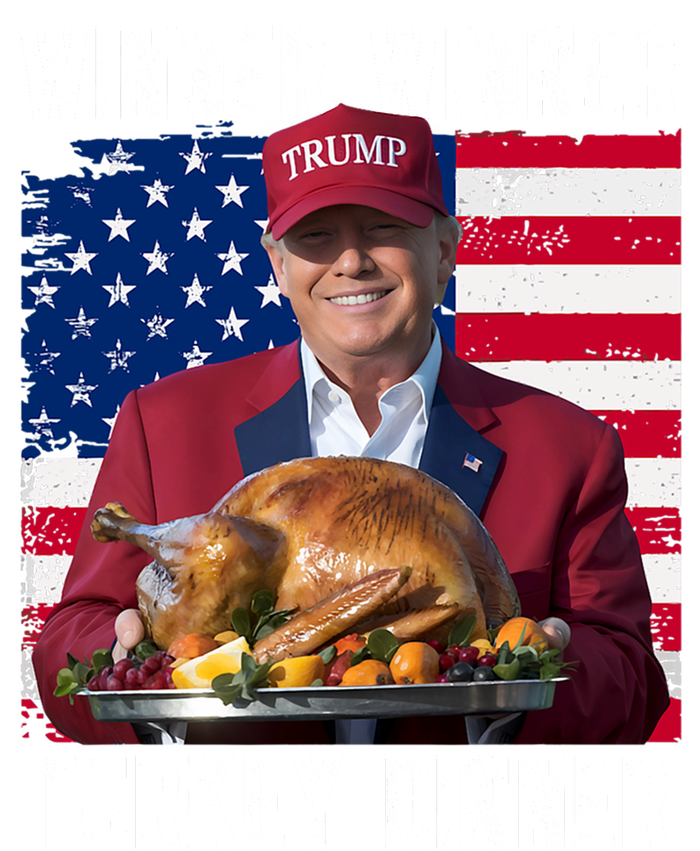 Winner Winner Turkey Dinner Funny Trump Usa Doggie Tank