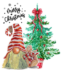 Merry Christmas Gnome Tree Festive Holiday Tall T-Shirt