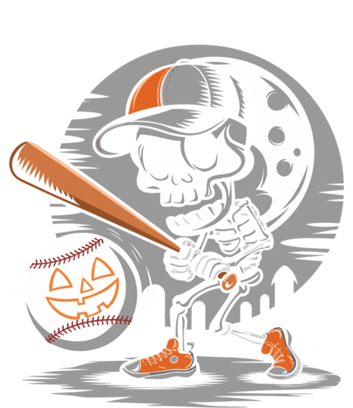 Halloween Baseball Skeleton Pitcher Catcher Baseballer Gift T-Shirt