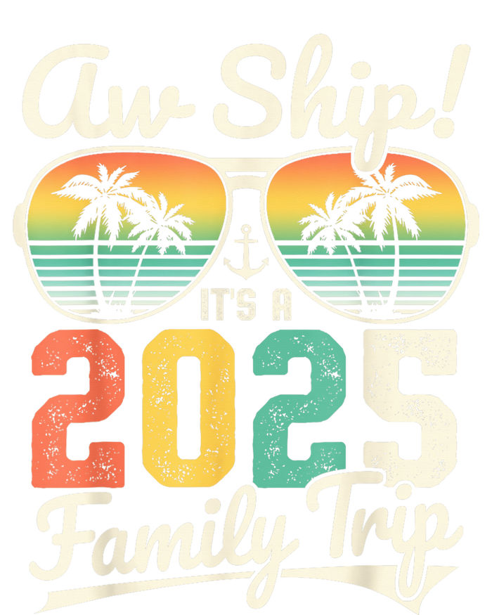 Aw Ship ItS A 2025 Family Trip Family Cruise Vintage Platinum Collection Golf Towel