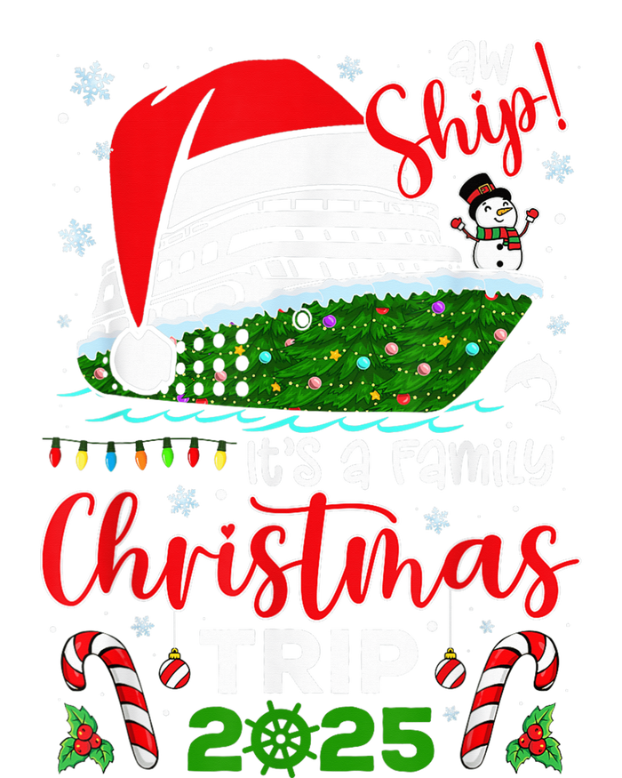 Aw Ship ItS A Christmas Cruise Trip 2025 Family Matching Baby Long Sleeve Bodysuit