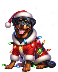 Rottweiler Santa Claus Rottweiler Costume Rottweiler Xmas Gift Full Zip Hoodie