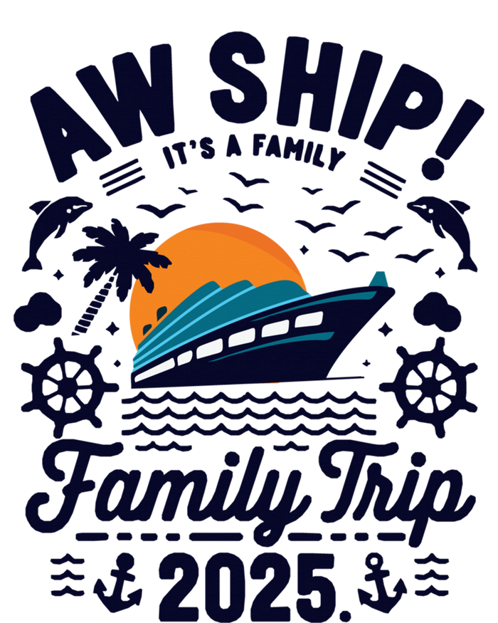 Aw Ship ItS An Anniversary Trip 2025 Couple Matching Cruise V-Neck T-Shirt