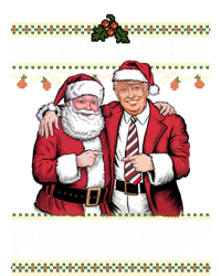 Ugly Christmas SantaS Favorite President Gift Zip Tote Bag