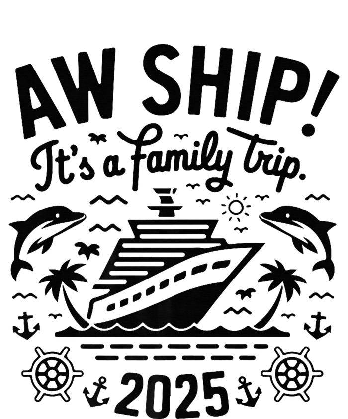 Aw Ship! ItS A Family Cruise 2025 Trip Vacation Matching Premium T-Shirt