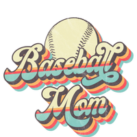 Vintage Retro Baseball Mom Gift T-Shirt