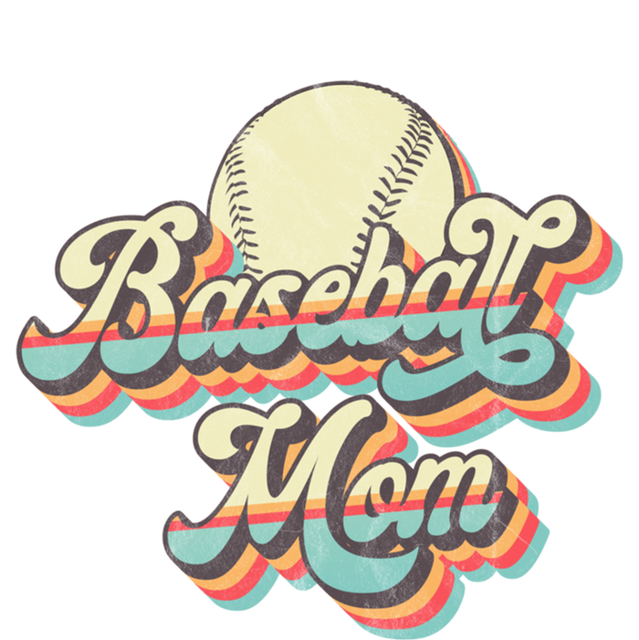 Vintage Retro Baseball Mom Gift T-Shirt