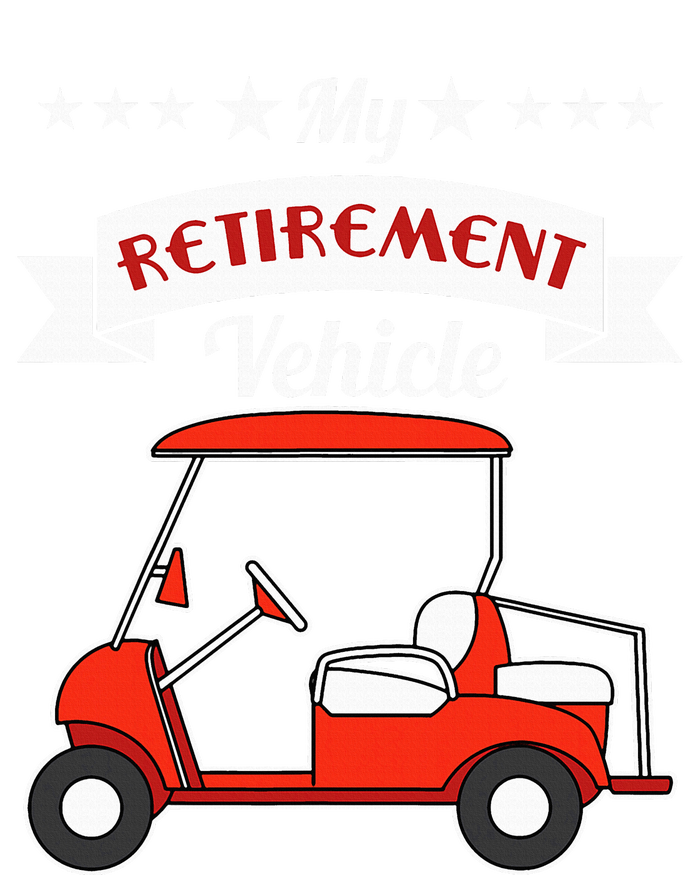 My Retirement Vehicle Funny Golf Cart Zip Tote Bag