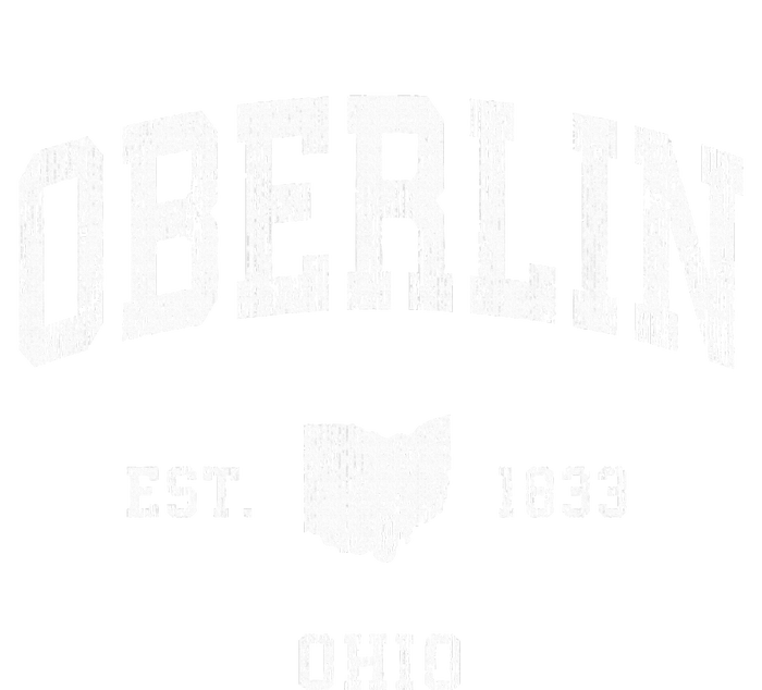 Oberlin Ohio Oh Vintage Athletic Sports Design Women's Racerback Cropped Tank