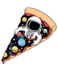 Astronaut In Cosmic Pizza Slice Long Sleeve Shirt